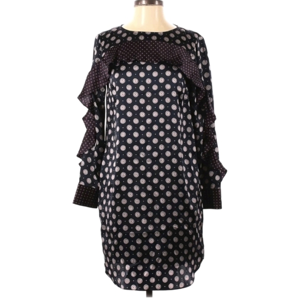 Banana Republic Pattern Silk Dress - Picture 3 of 11